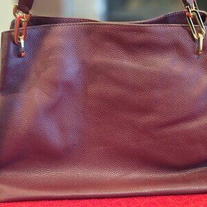 Michael Kors Red Leather Shoulder Purse